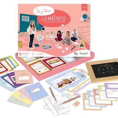 Wenn ich die Herrin wäre, pädagogisches Nachahmungsspiel, hergestellt in Frankreich – Inspiration von Montessori und Freinet