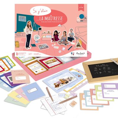 Wenn ich die Herrin wäre, pädagogisches Nachahmungsspiel, hergestellt in Frankreich – Inspiration von Montessori und Freinet