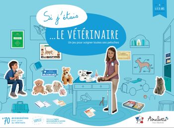 Si j'étais Ie vétérinaire - Jeu d'imitation éducatif made in France- inspiration Montessori et Freinet 2
