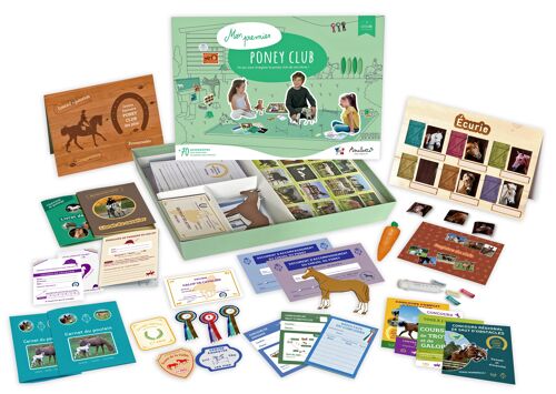 Mon poney club - Jeu d'imitation éducatif made in France- inspiration Montessori et Freinet