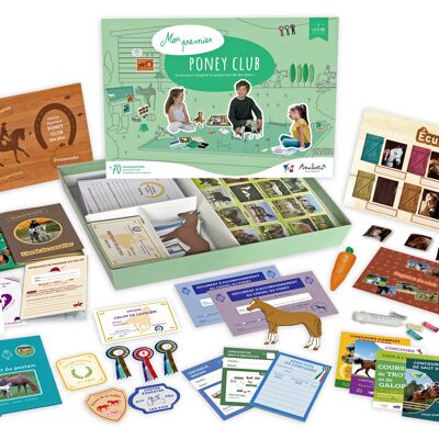 Il mio pony club - Gioco educativo di imitazione prodotto in Francia - Ispirazione Montessori e Freinet