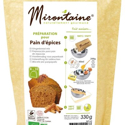 Préparation pain d'épices 330g