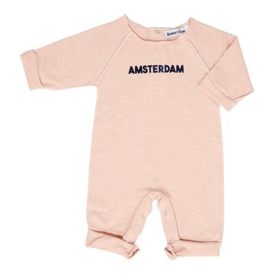 Baby sweat suit Amsterdam pink