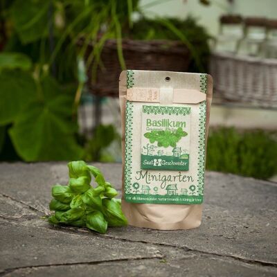Mini giardino - basilico - BIO (DE-ÖKO-006)