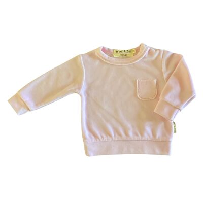 Sweater baby velvet pink