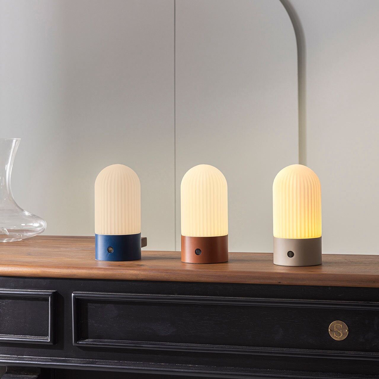 Terracotta nomadic Touareg lamp