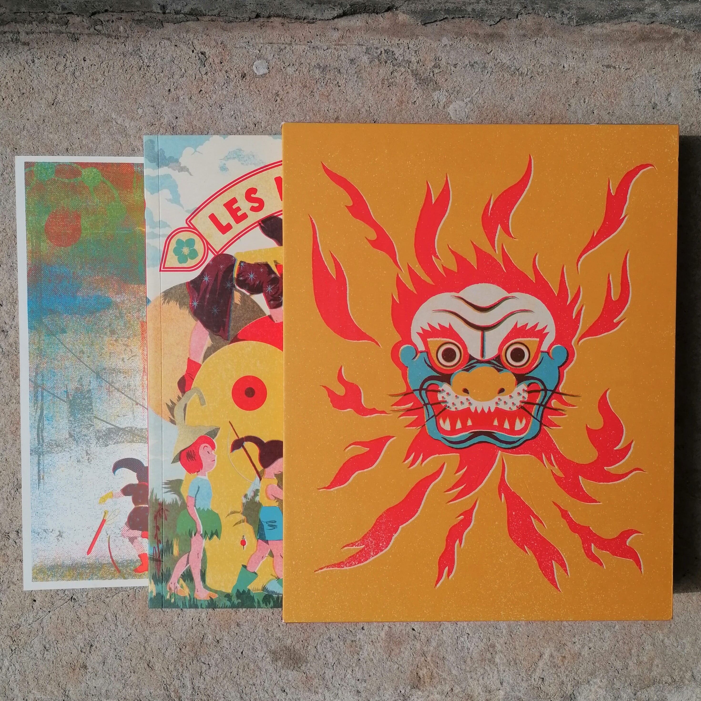 Boxset „Les Magiciens“ / Sammleredition / Siebdruck / Künstlerbuch