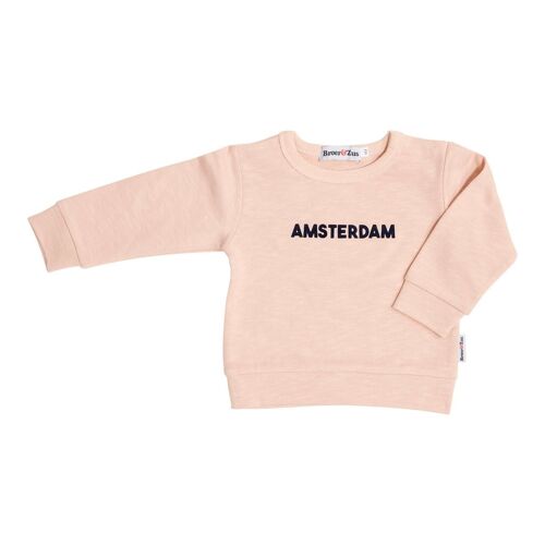 Sweater Amsterdam pink-navy 3
