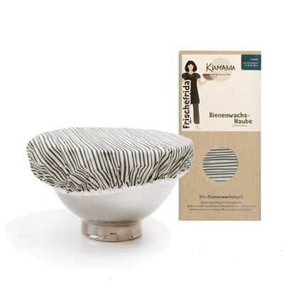 Beeswax cloth cover | ø22-26cm | Stripes | FRISCHEFRIDA