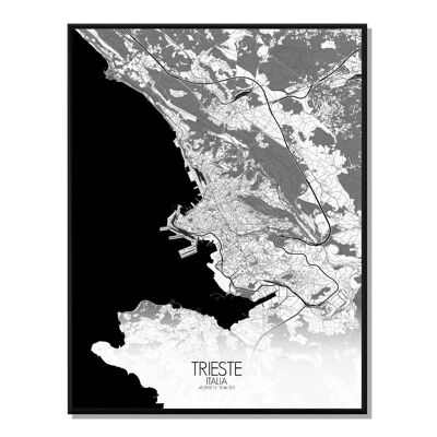 Poster Trieste City Map City Map 40x50cm