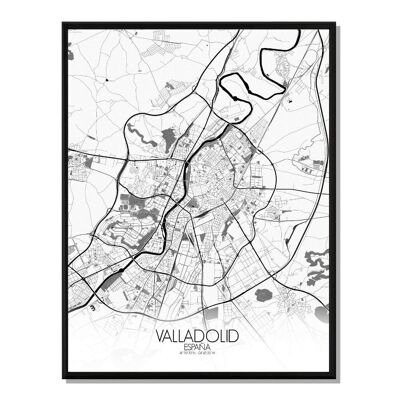 Poster Valladolid City Map City Map 40x50cm