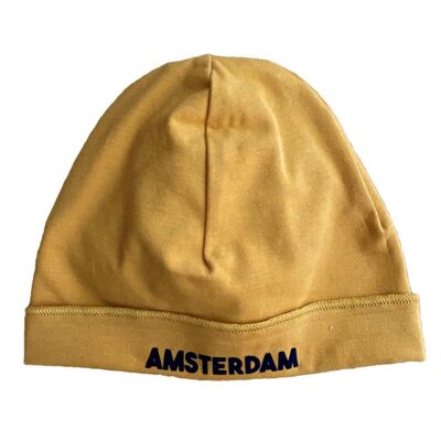 Baby muts Amsterdam mustard