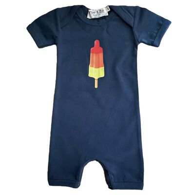 Baby romper raketijsje navy