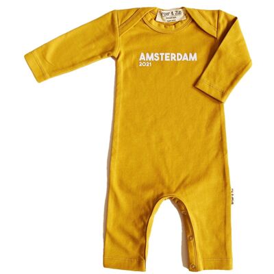 Baby boxpak Amsterdam 2021 mustard