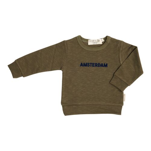 Sweater Amsterdam kaki-navy 2