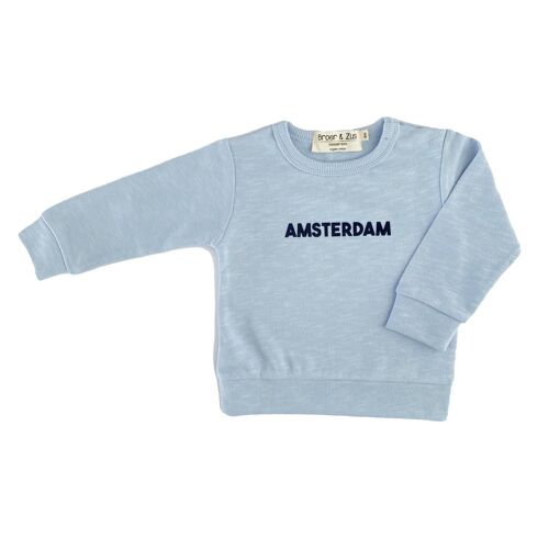 Sweater Amsterdam light blue