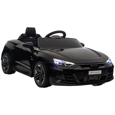 HOMCOM Children's electric vehicle car 12 V - parental remote control provided - V. Max. 5 Km/h - sound, light effects - Audi RS E-tron GT black