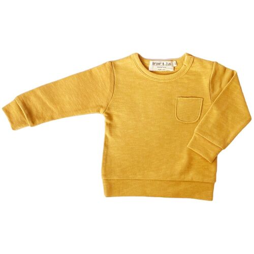 Sweater pocket mustard 2