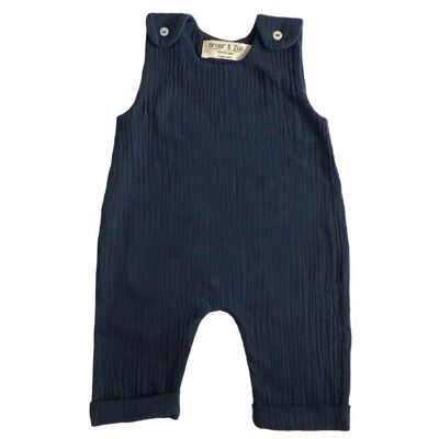 Baby jumpsuit navy 2