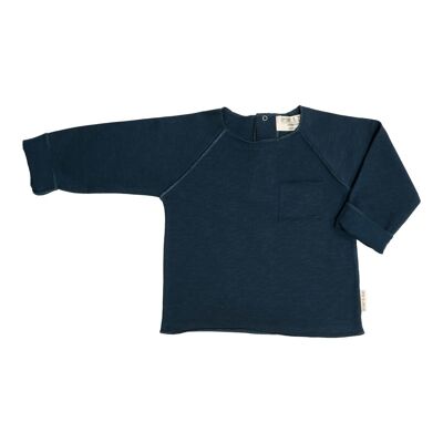 Sweater navy pocket 2