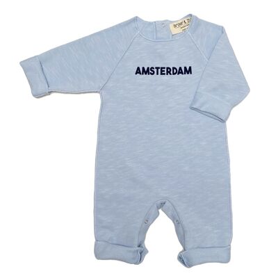 Babysuit Amsterdam light blue