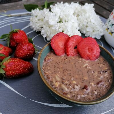 Porridge mix cacao-pécan en vrac