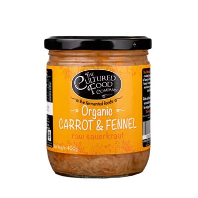 Organic carrot & fennel raw Sauerkraut