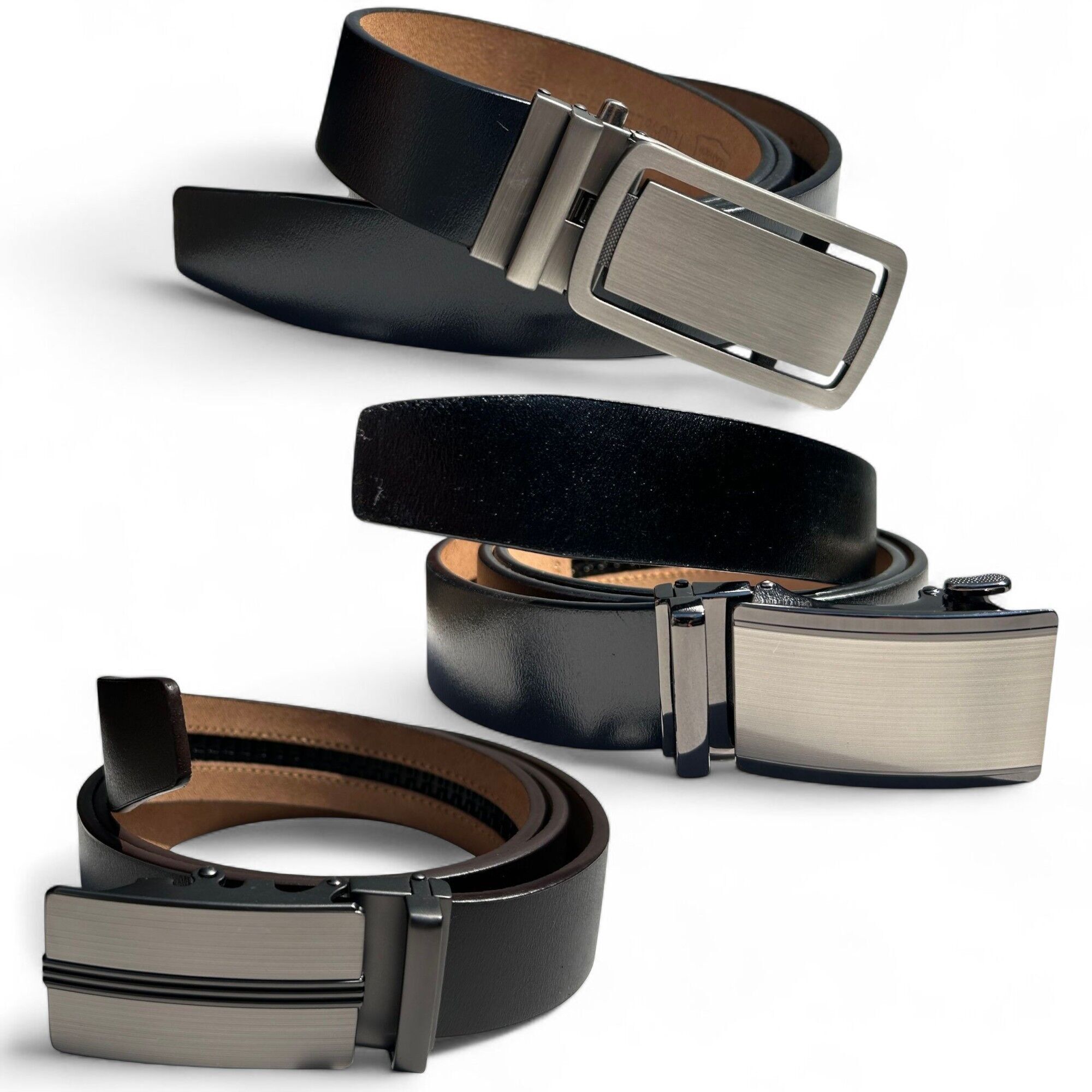 Automatikgürtel - Gürtel - Automatikgürtel - Plattenschnallengürtel