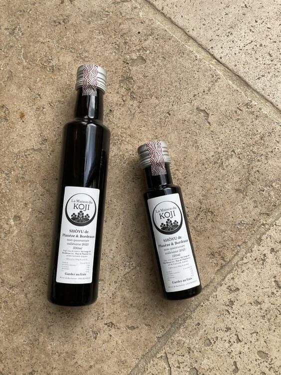 Salsa Shôyu di piselli Planèze e grano rosso bordolese