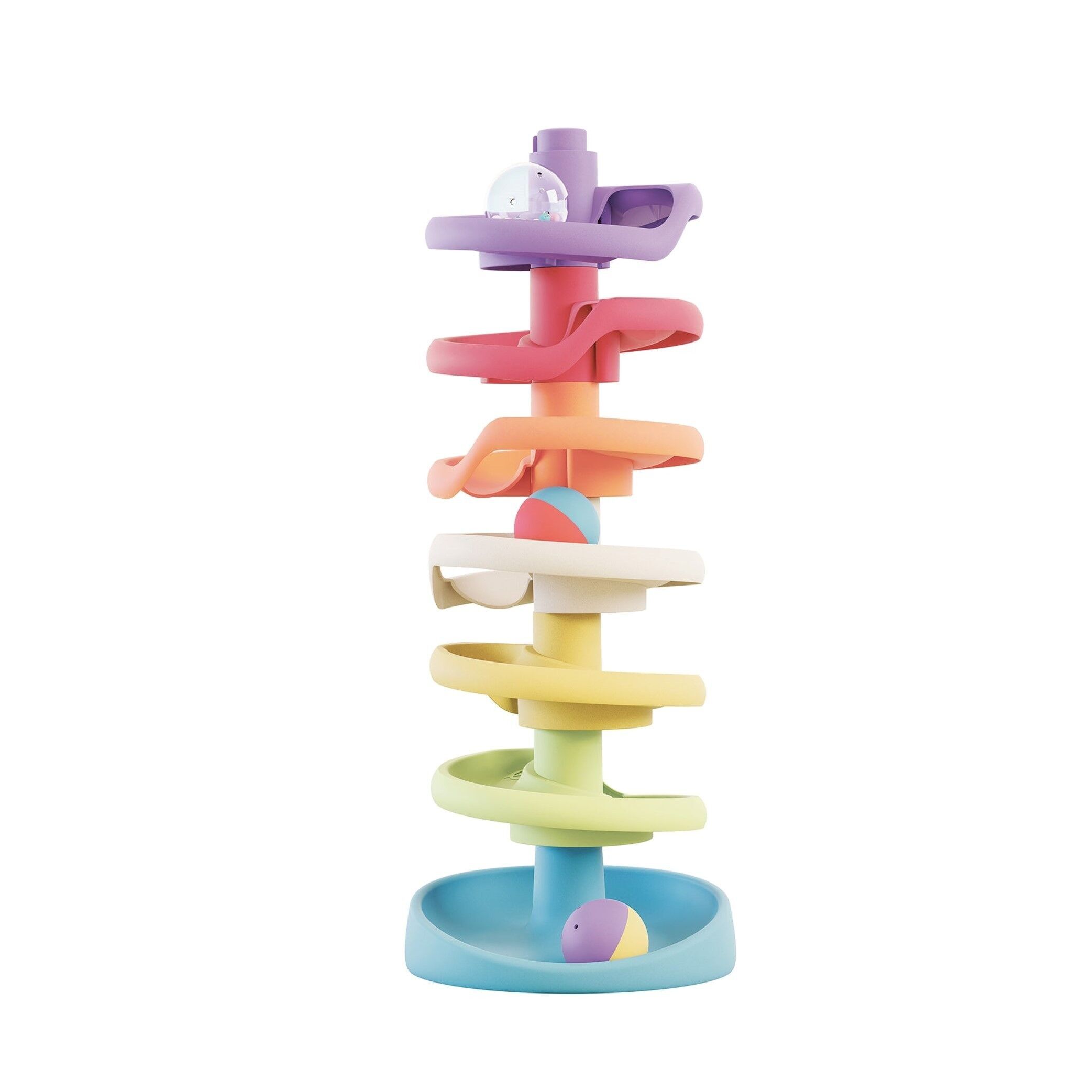Spiral tower - 10 pieces - PLAYBIO Recycled