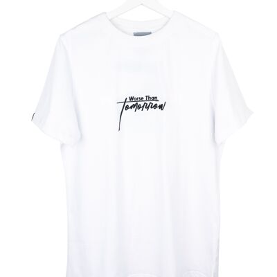 T-shirt blanc signature