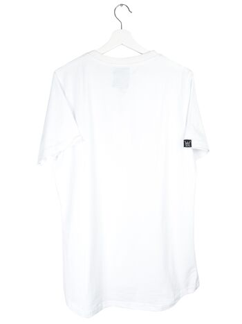 T-shirt blanc signature 3