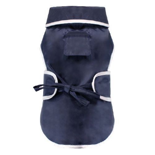 Sestriere Marineblaue Jacke für Hunde