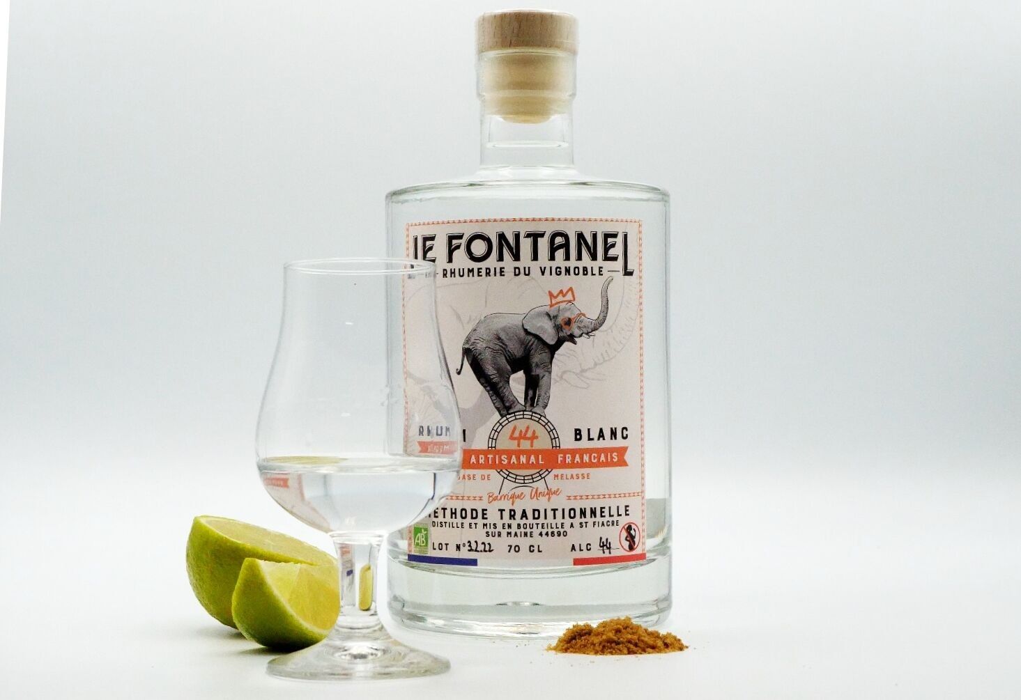 Rum Bianco Biologico 50cl - Liquori Francesi