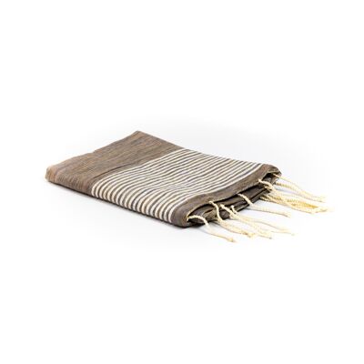 Fouta piatta in lurex 100 x 200 cm