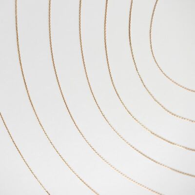 Collar - Cadena dorada simple