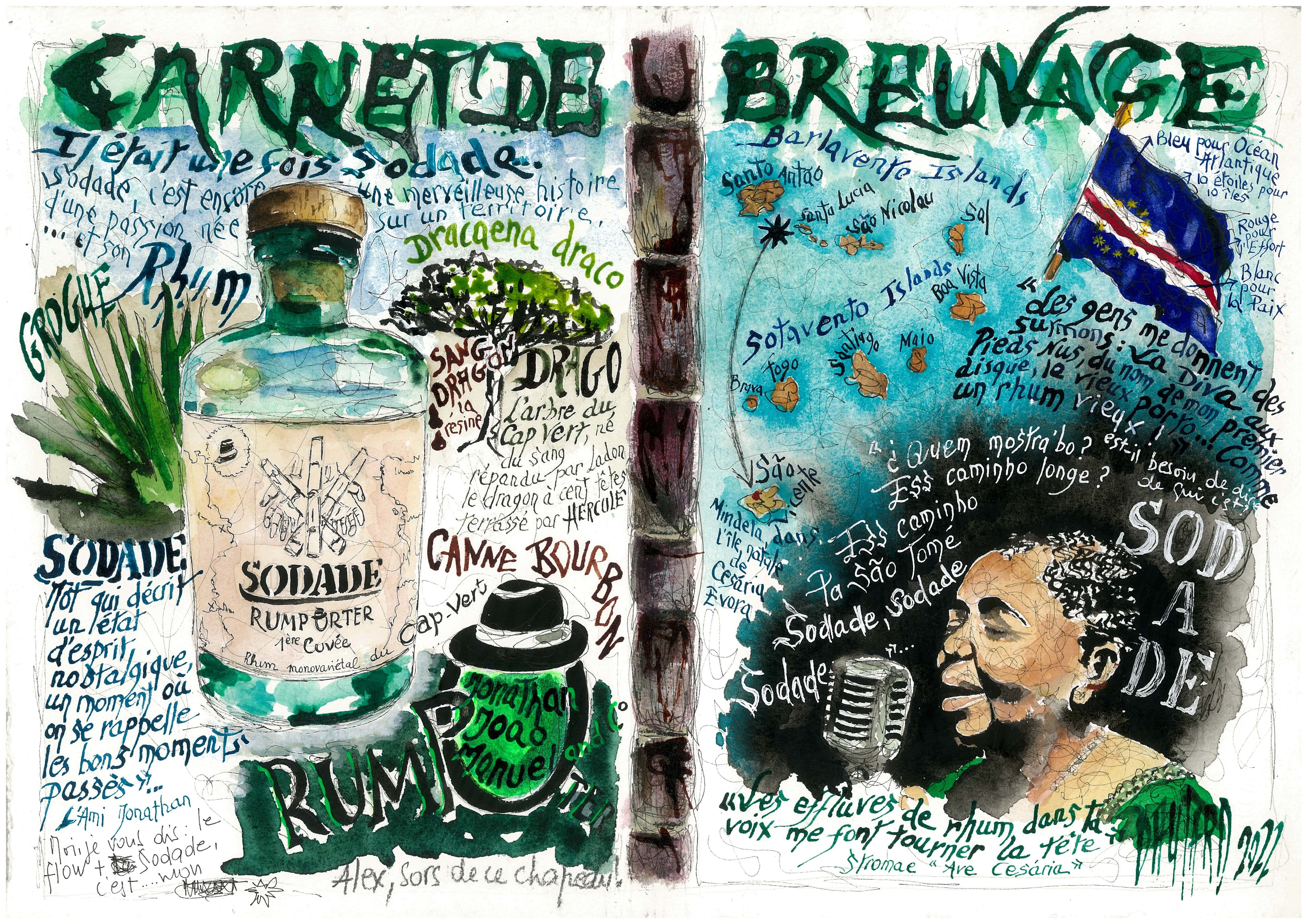 Getränkenotizbuch – Sodade