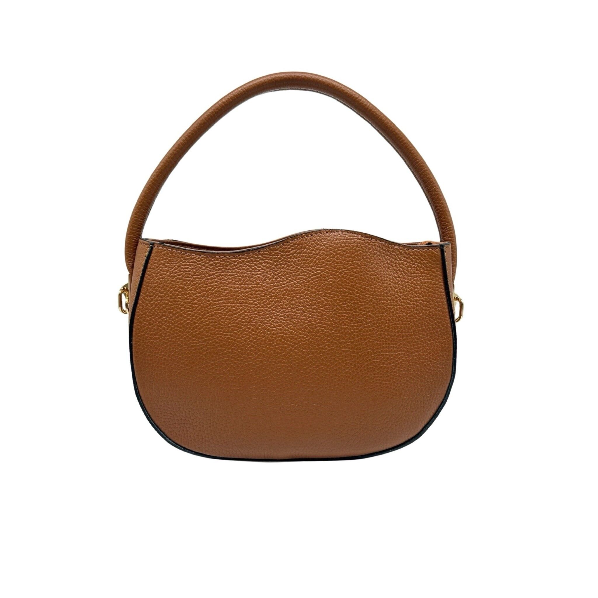 BORSA A TRACOLLA IN PELLE GRANA LEIRE