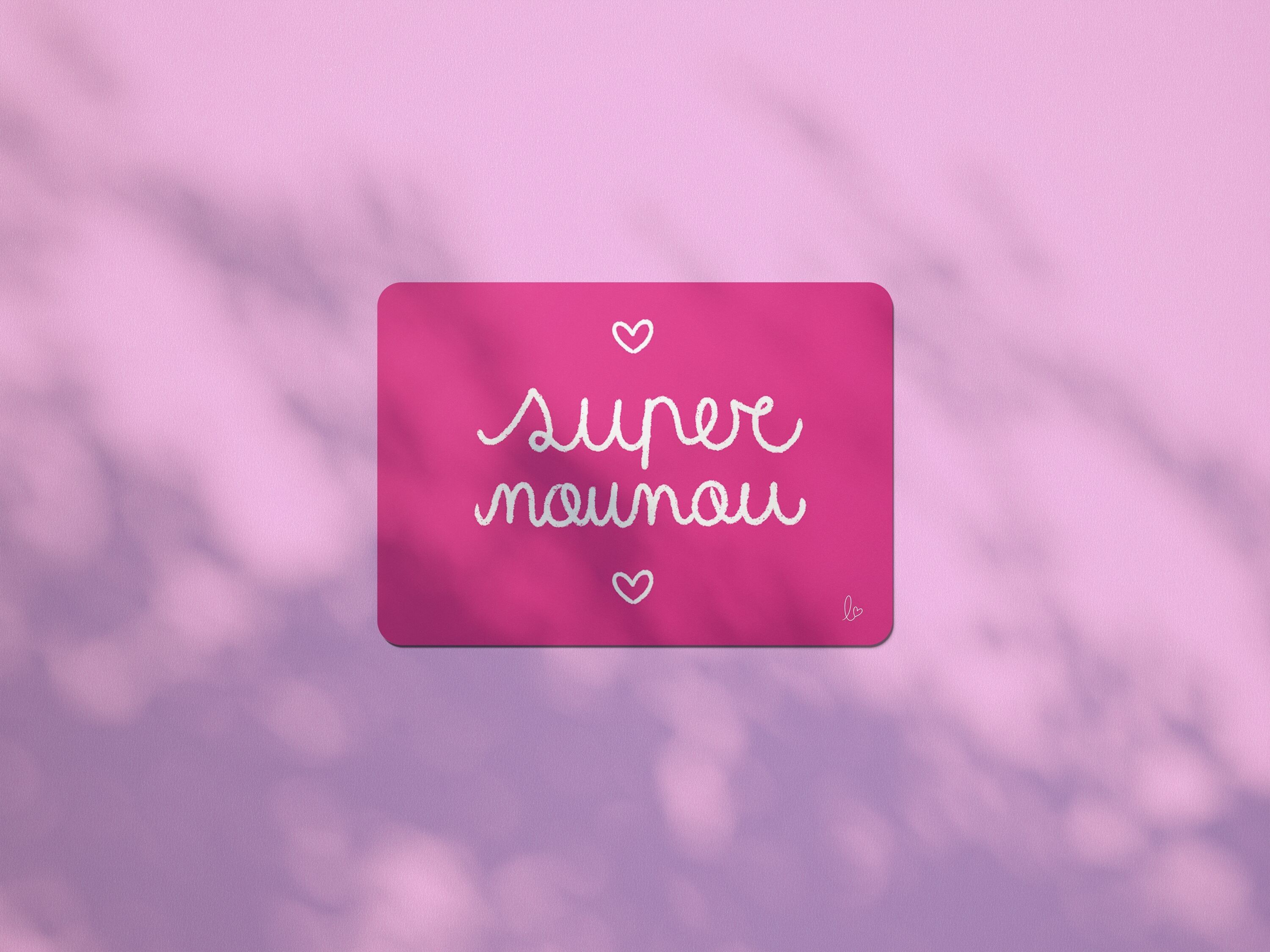 Grande tata! biglietto di ringraziamento - biglietto per tata - prodotto in Francia