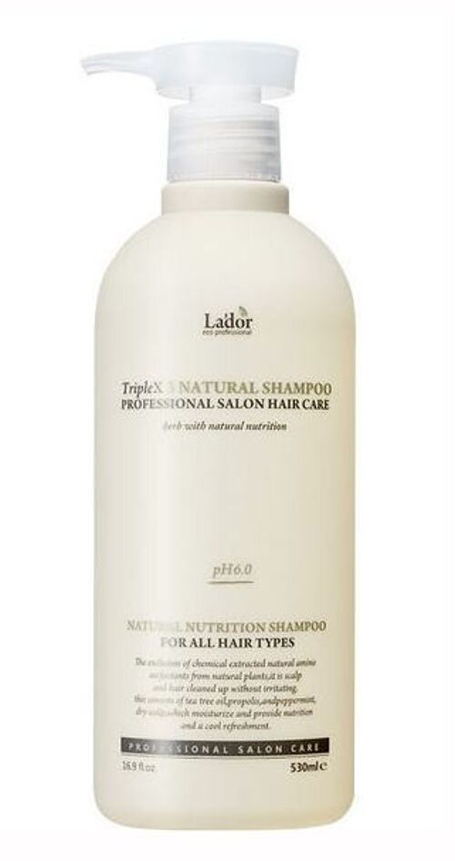 TripleX3 Natural Shampoo 530 ml