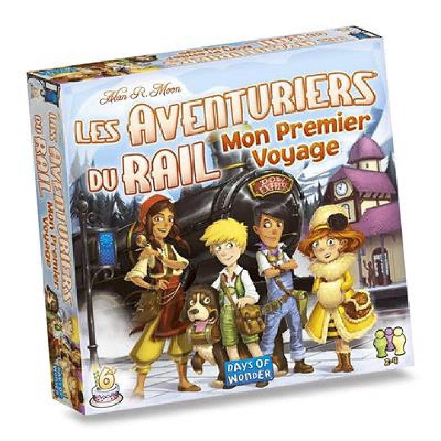 Juego de mesa Aventuriers Du Rail Mi primer viaje a Francia