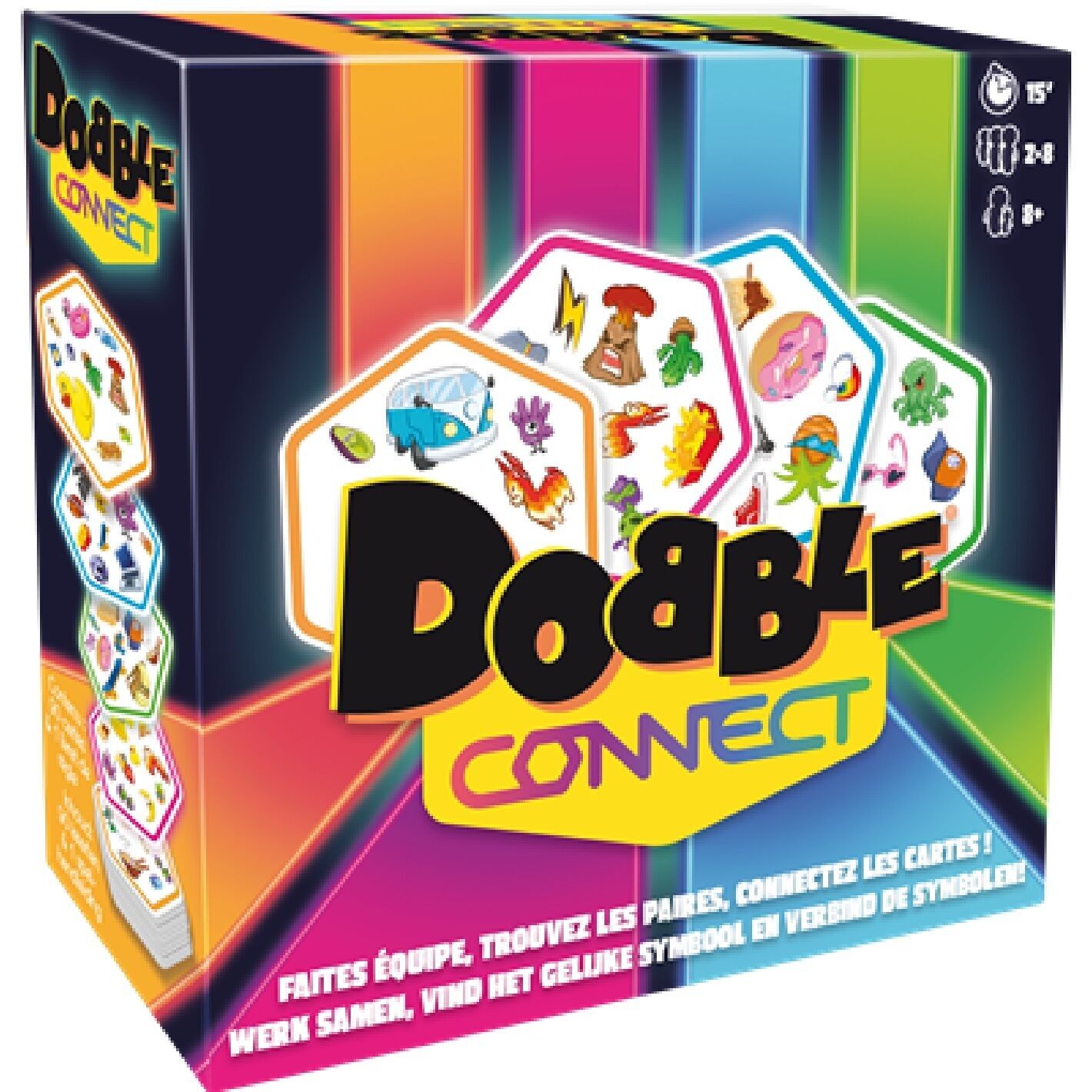 Juego de mesa - Dobble Connect - Francés