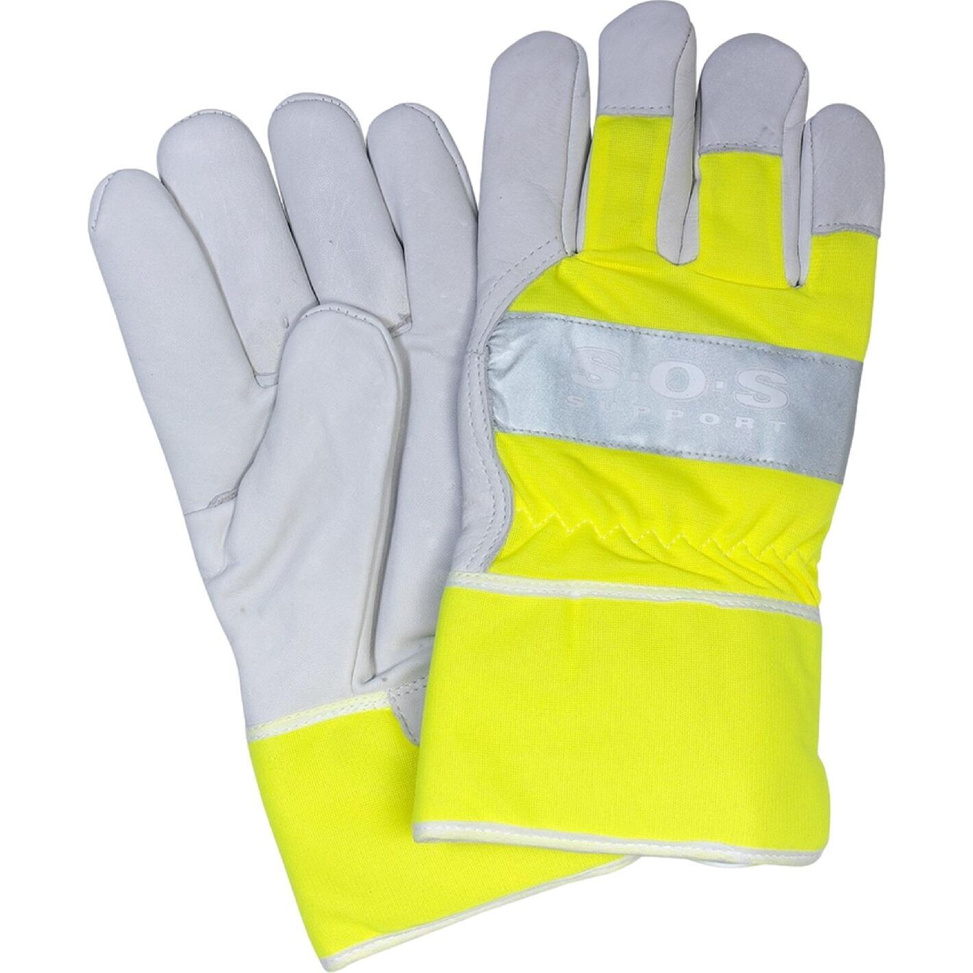 SOS-Arbeitshandschuhe aus echtem Leder