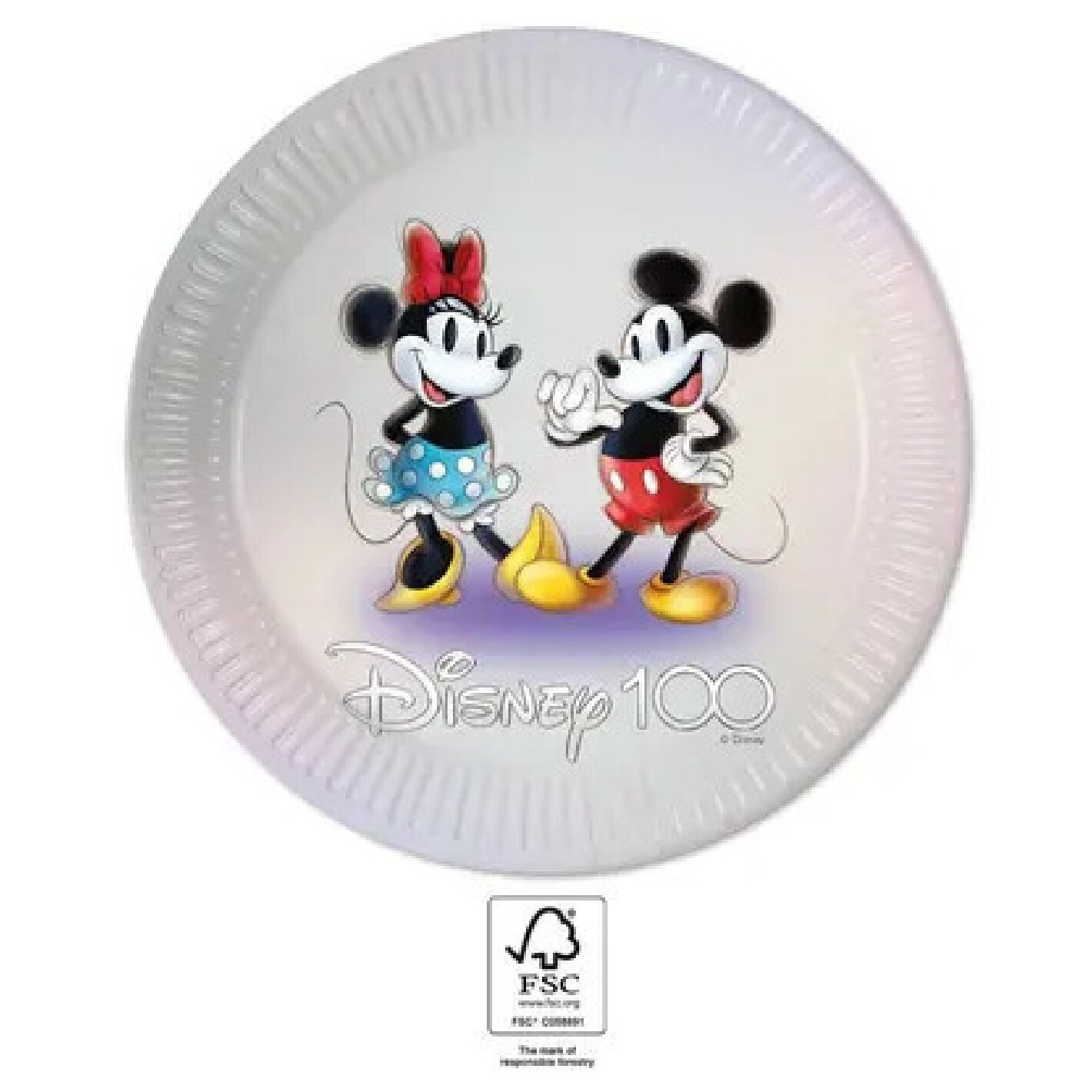 8 Disney 100 Years Plates
