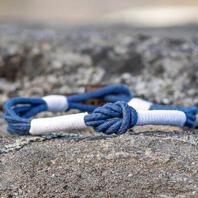 CleanSea Bracelet - Blue/White