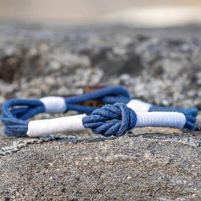 CleanSea Bracelet - Blue/White