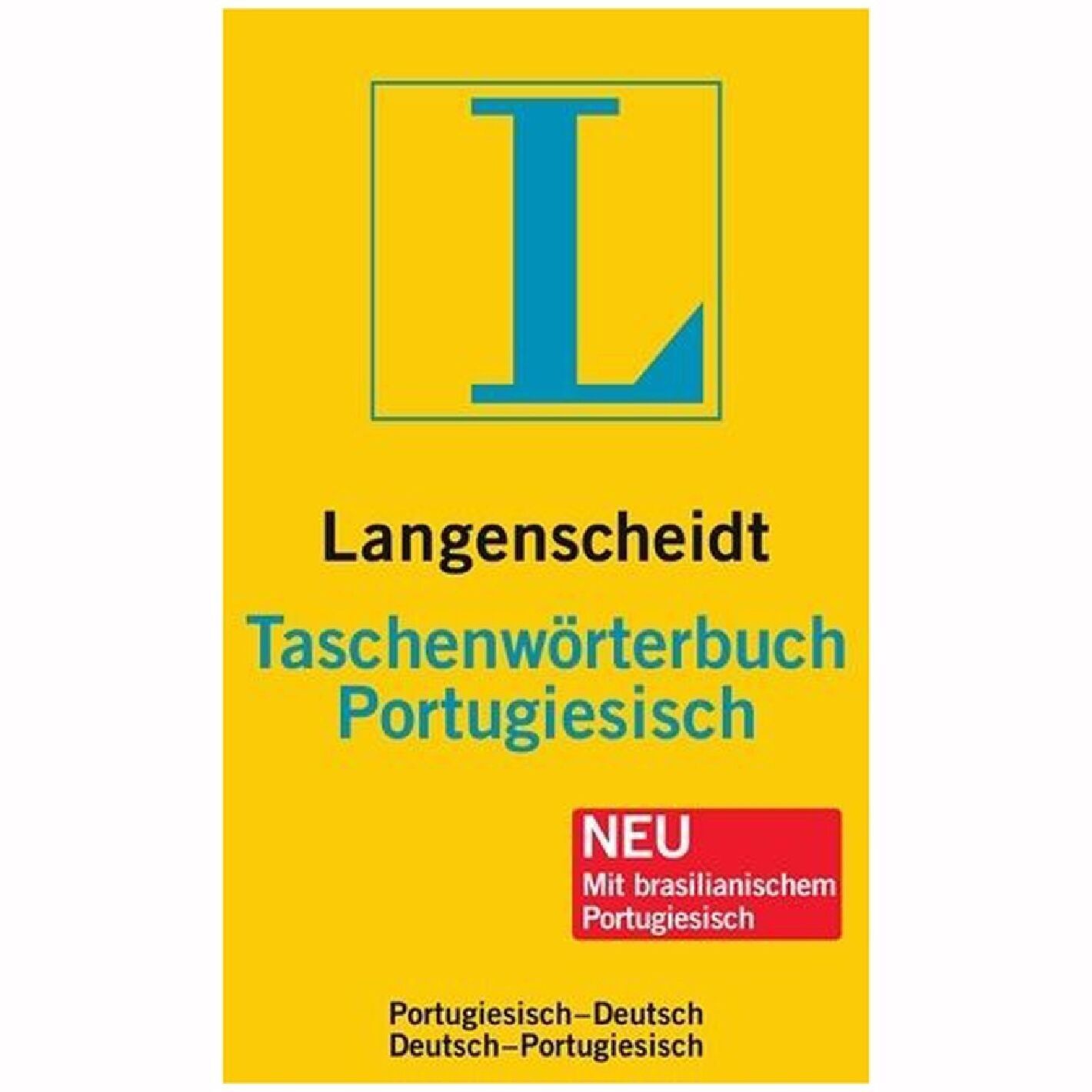 Libro alemán Langenscheidt Taschenwörterbuch Portugiesisch