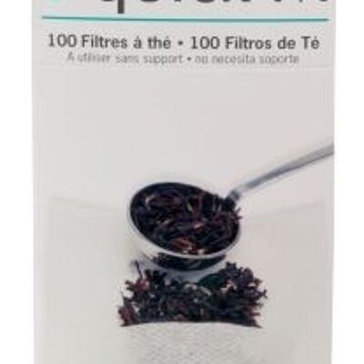 FILTRO DE TÉ DE PAPEL DE 100 PIEZAS