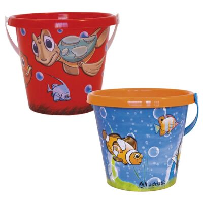 Secchiello Spiaggia Pesce 20 Cm