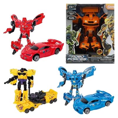 Roboforces Robot Transformable/Coche 26 Cm